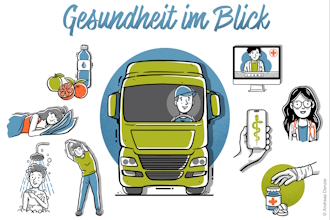 Gesundheit im Blick - Versorgung für Lkw-Fahrende unterwegs
